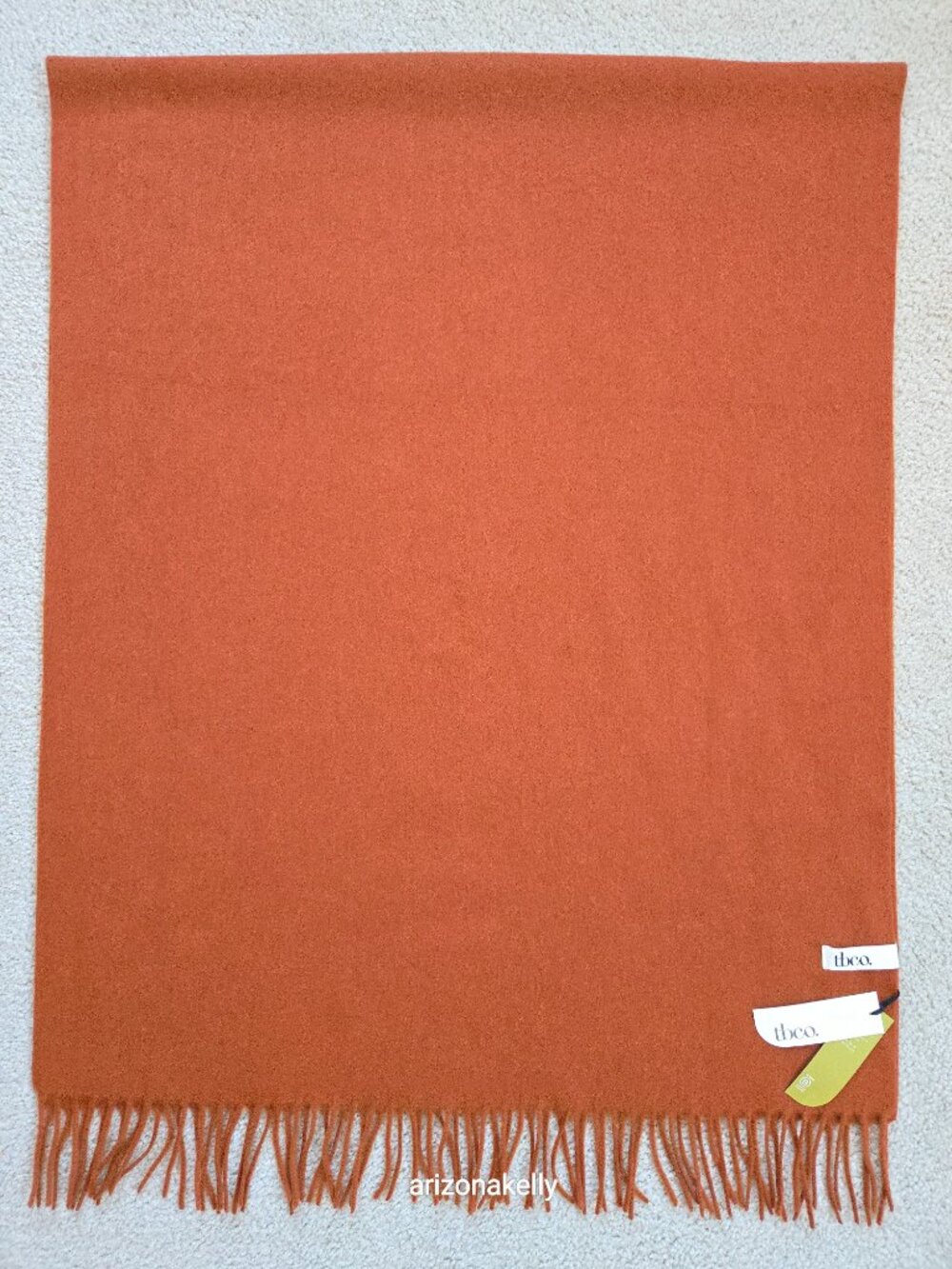 NWT tbco Lambswool Rust Scarf Scotland - Picture 12 of 14